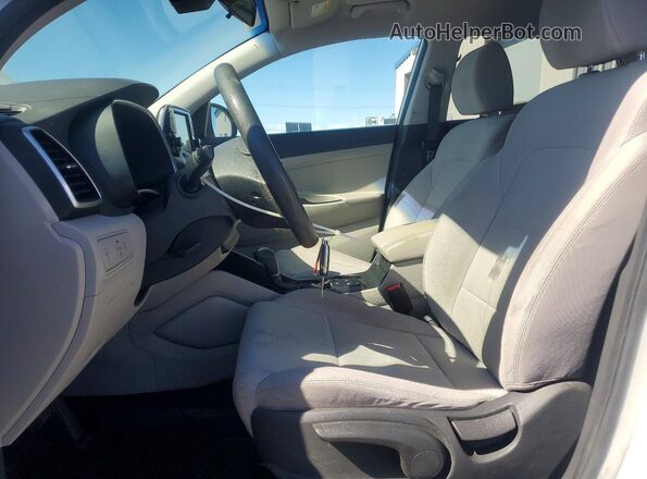 KM8J2CA47KU925321 2019 HYUNDAI TUCSON White Вид салону спереду