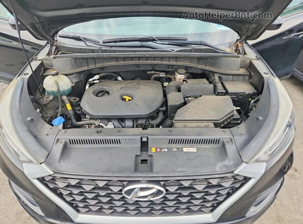 KM8J2CA47LU128360 2020 HYUNDAI TUCSON Black Vista del compartimento del motor