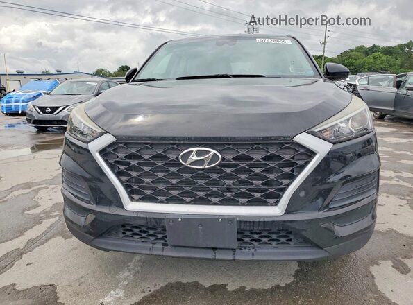 KM8J2CA47LU166218 2020 HYUNDAI TUCSON Black Widok z przodu