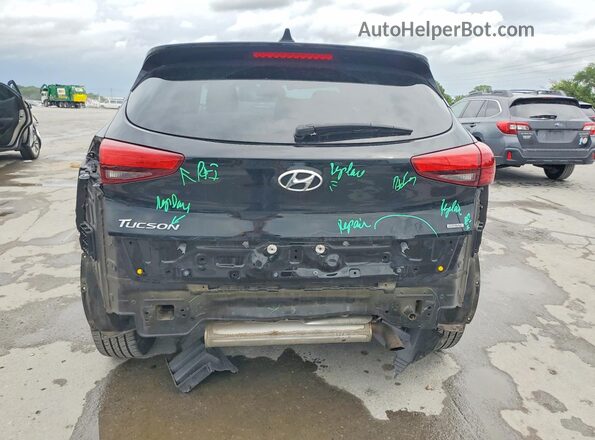 KM8J2CA47LU166218 2020 HYUNDAI TUCSON Black Widok z tyłu