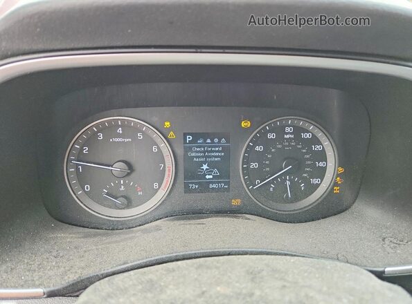 KM8J2CA47LU230239 2020 HYUNDAI TUCSON Burgundy Вид щитка приладів