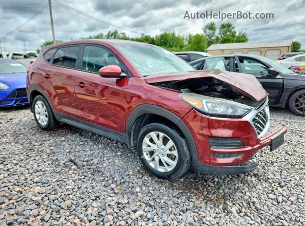 KM8J2CA47LU230239 2020 HYUNDAI TUCSON Burgundy Передня права чверть