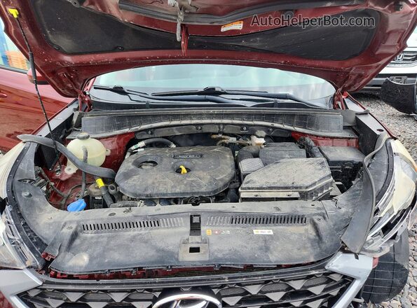 KM8J2CA47LU230239 2020 HYUNDAI TUCSON Burgundy Вид підкапотного простору