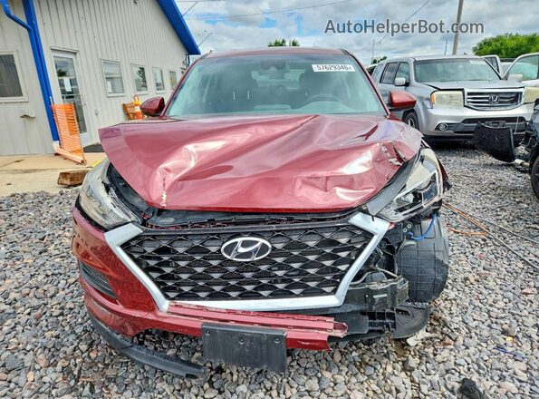 KM8J2CA47LU230239 2020 HYUNDAI TUCSON Burgundy Вид спереду