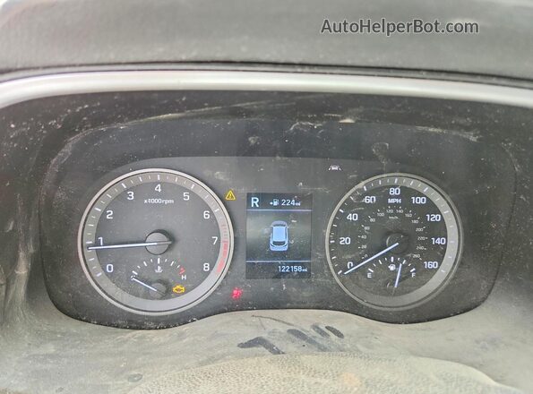 KM8J2CA47LU281045 2020 HYUNDAI TUCSON White Вид щитка приладів
