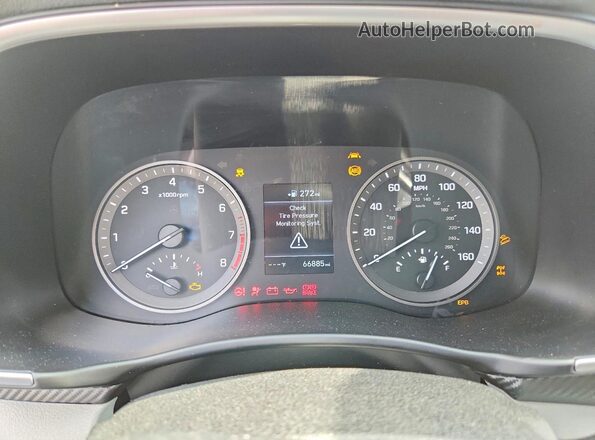 KM8J2CA47MU368221 2021 HYUNDAI TUCSON Black Instrument cluster view