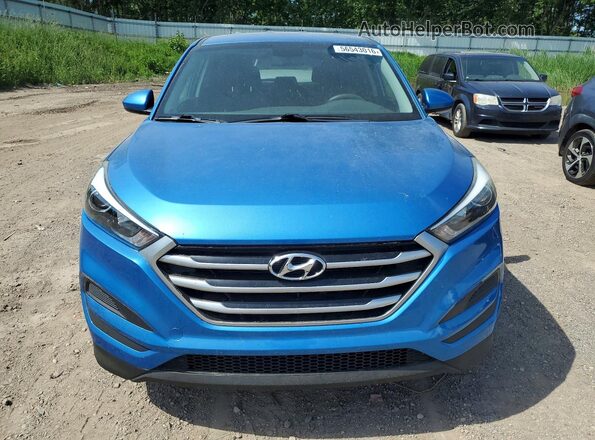 KM8J2CA48JU694119 2018 HYUNDAI TUCSON Blue წინა ხედი