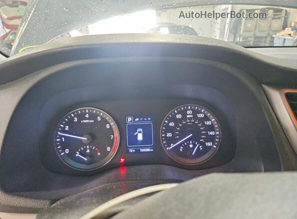 KM8J2CA48JU760846 2018 HYUNDAI TUCSON Gray Widok zestawu wskaźników