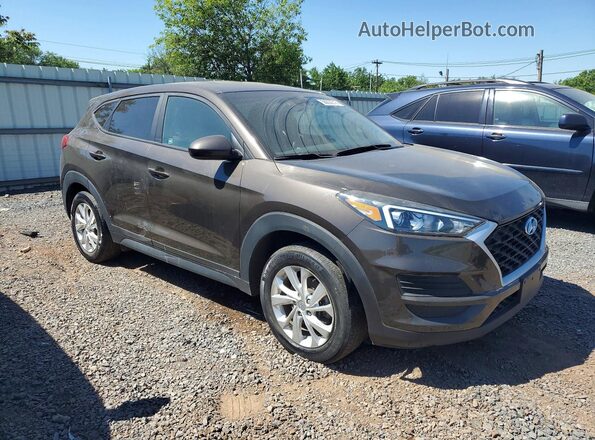 KM8J2CA48KU043395 2019 HYUNDAI TUCSON Коричневый Передняя правая четверть