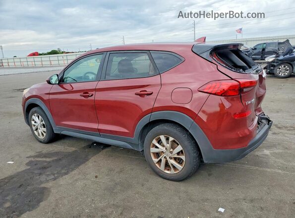 KM8J2CA48KU919155 2019 HYUNDAI TUCSON Burgundy Rear left