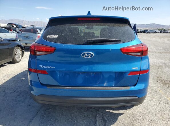 KM8J2CA48LU163098 2020 HYUNDAI TUCSON Blue Հետևի տեսք