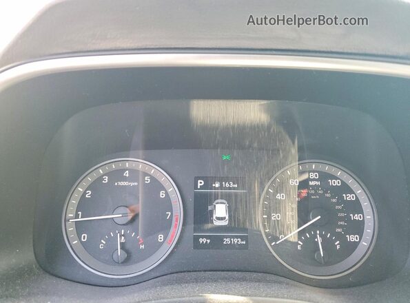 KM8J2CA48LU163098 2020 HYUNDAI TUCSON Blue Սարքավորումների վահանակի տեսք