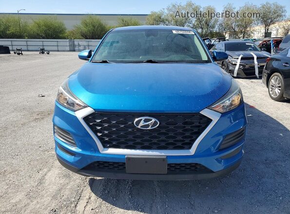 KM8J2CA48LU163098 2020 HYUNDAI TUCSON Blue Դիմացի տեսք