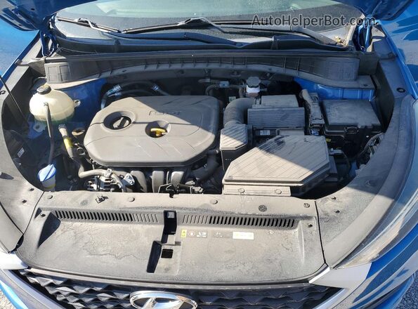 KM8J2CA48LU163098 2020 HYUNDAI TUCSON Blue Սալոնի հետևի տեսք