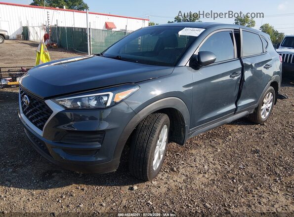 KM8J2CA48MU291343 2021 HYUNDAI TUCSON Серый Передняя левая четверть
