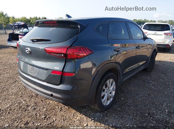 KM8J2CA48MU291343 2021 HYUNDAI TUCSON Серый Задняя правая четверть