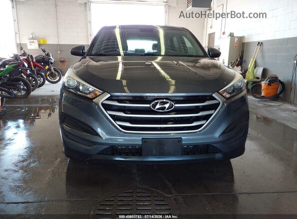 KM8J2CA49JU656740 2018 HYUNDAI TUCSON Gray ხელსაწყოთა პანელის ხედი