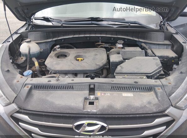 KM8J2CA49JU656740 2018 HYUNDAI TUCSON Gray უკანა ხედი