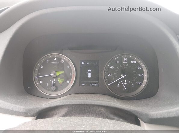 KM8J2CA49JU656740 2018 HYUNDAI TUCSON Gray უკანა სავარძლების ხედი