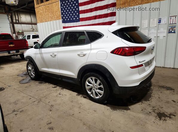 KM8J2CA49KU898865 2019 HYUNDAI TUCSON White Հետևի ձախ