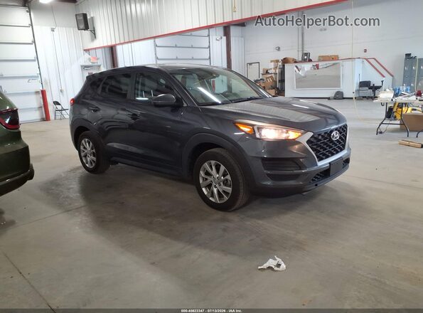 KM8J2CA49KU987528 2019 HYUNDAI TUCSON Серый Вид задней части салона