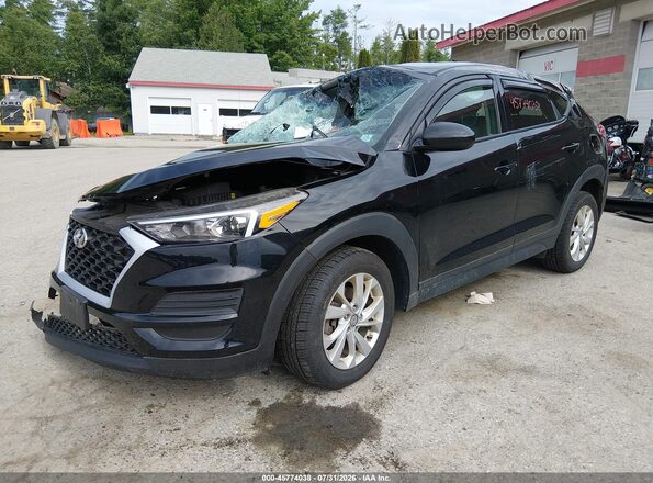 KM8J2CA49LU142650 2020 HYUNDAI TUCSON Black Vista tres cuartos delantera izquierda
