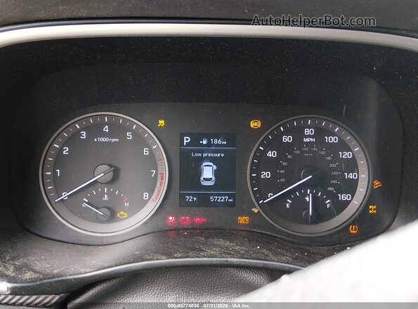 KM8J2CA49LU142650 2020 HYUNDAI TUCSON Black Vista de los asientos traseros
