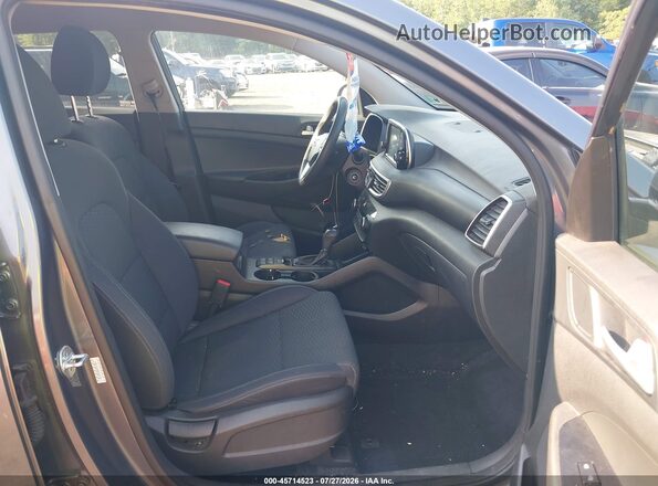 KM8J2CA49MU364798 2021 HYUNDAI TUCSON Gray წინა სალონის ხედი