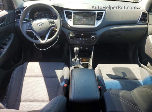 KM8J2CA4XJU630728 2018 HYUNDAI TUCSON Black Вид панелі приладів
