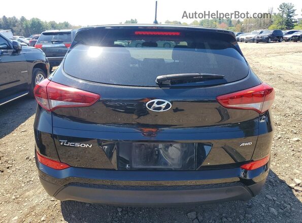 KM8J2CA4XJU630728 2018 HYUNDAI TUCSON Black Вид ззаду
