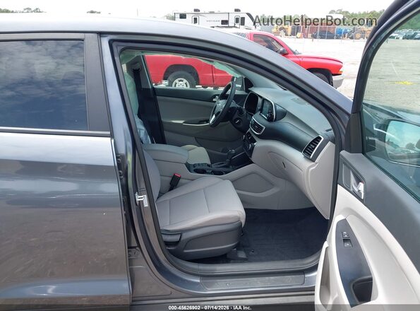 KM8J2CA4XKU039588 2019 HYUNDAI TUCSON Gray წინა სალონის ხედი