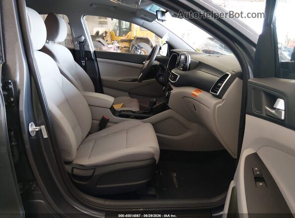 KM8J2CA4XKU988901 2019 HYUNDAI TUCSON Gray წინა სალონის ხედი