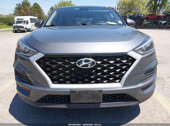 KM8J2CA4XKU988901 2019 HYUNDAI TUCSON Gray ხელსაწყოთა პანელის ხედი