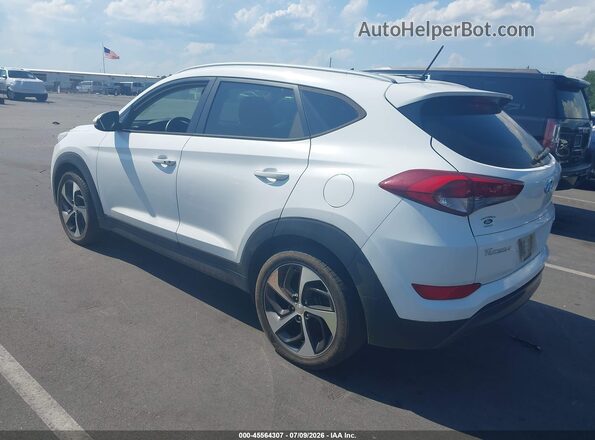KM8J33A20GU045273 2016 HYUNDAI TUCSON White Trasero izquierdo