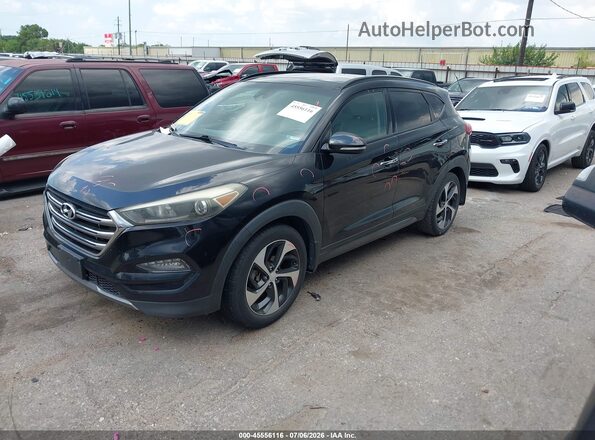 KM8J33A20GU204017 2016 HYUNDAI TUCSON Black Front left