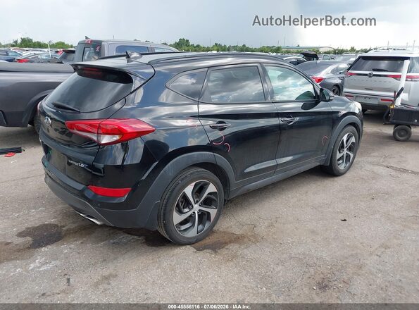 KM8J33A20GU204017 2016 HYUNDAI TUCSON Black Rear right