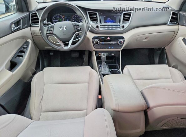 KM8J33A23GU202469 2016 HYUNDAI TUCSON Gray წინა პანელის ხედი