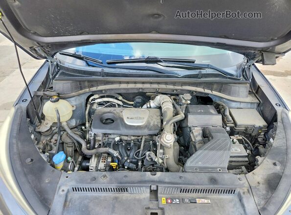 KM8J33A23GU202469 2016 HYUNDAI TUCSON Gray ძრავის განყოფილების ხედი