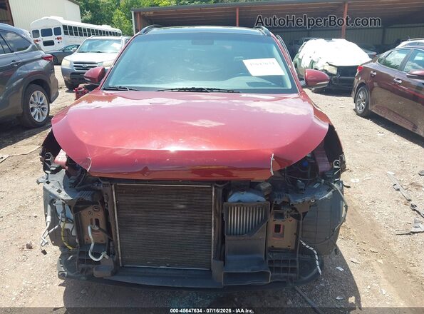 KM8J33A23JU804313 2018 HYUNDAI TUCSON Maroon Вид спереду