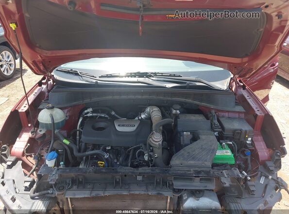 KM8J33A23JU804313 2018 HYUNDAI TUCSON Maroon Вид ззаду