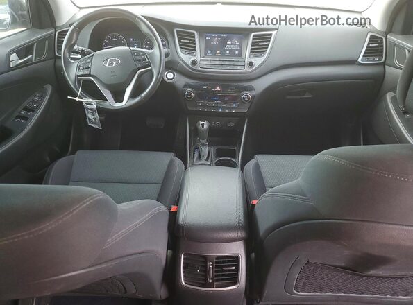 KM8J33A23JU810659 2018 HYUNDAI TUCSON Black Вид панелі приладів