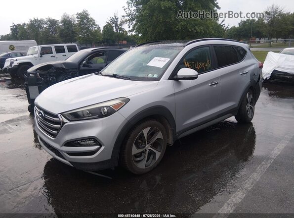 KM8J33A24HU345898 2017 HYUNDAI TUCSON Silver Front left