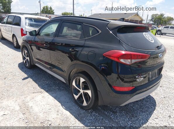 KM8J33A24JU737267 2018 HYUNDAI TUCSON Black Trasero izquierdo