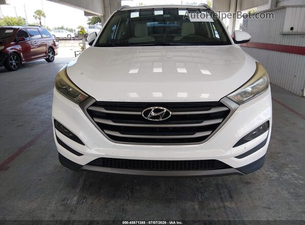 KM8J33A25GU025892 2016 HYUNDAI TUCSON White ხელსაწყოთა პანელის ხედი