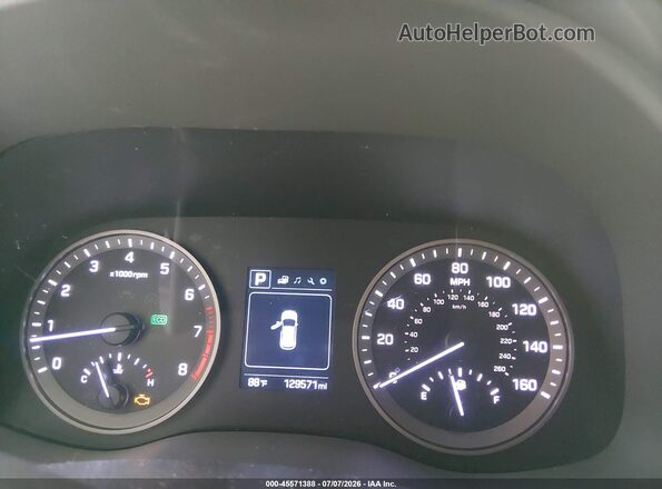 KM8J33A25GU025892 2016 HYUNDAI TUCSON White უკანა სავარძლების ხედი