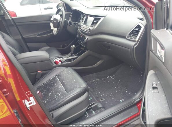 KM8J33A25JU819475 2018 HYUNDAI TUCSON Burgundy Вид салону спереду