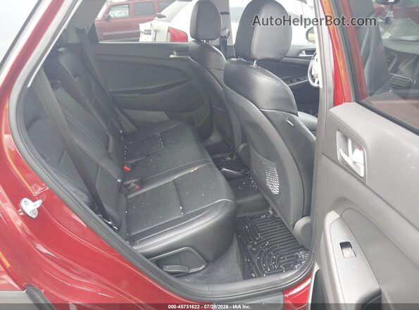 KM8J33A25JU819475 2018 HYUNDAI TUCSON Burgundy Вид наклейки з VIN-кодом