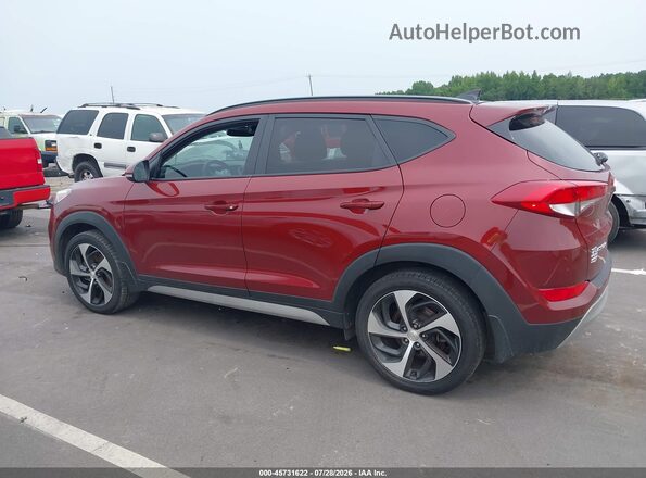 KM8J33A25JU819475 2018 HYUNDAI TUCSON Burgundy Панорамний вид салону 360°