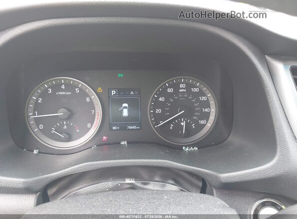 KM8J33A25JU819475 2018 HYUNDAI TUCSON Burgundy Вид задніх сидінь