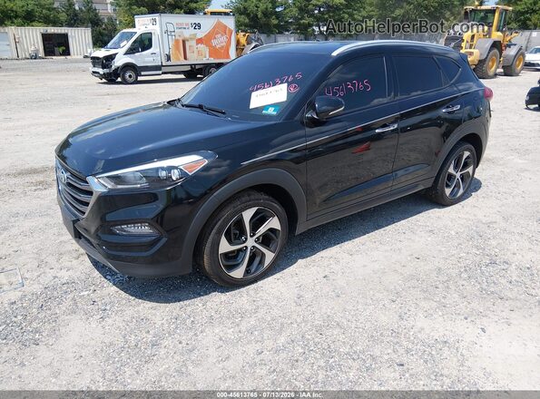 KM8J33A26GU139870 2016 HYUNDAI TUCSON Black Vista tres cuartos delantera izquierda